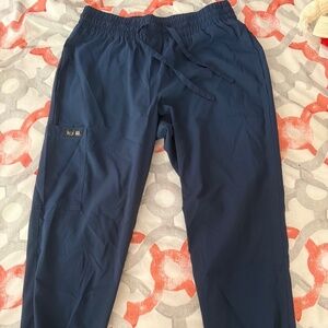 Pre owned navy blue koi scrub pants